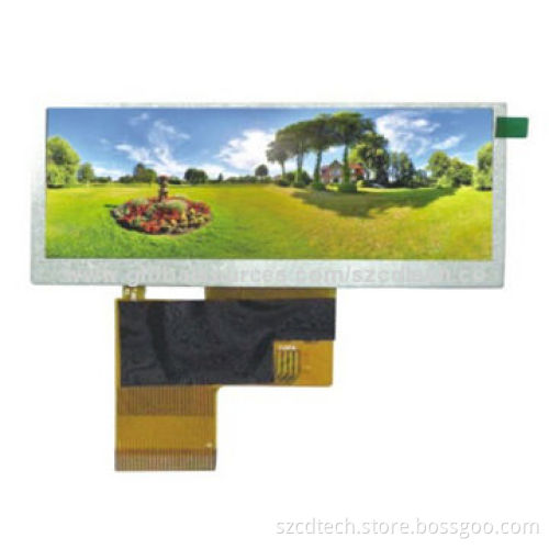 3.9-inch Bar Type Special LCD Module with 350 Nits, RGB 16-bit Interface